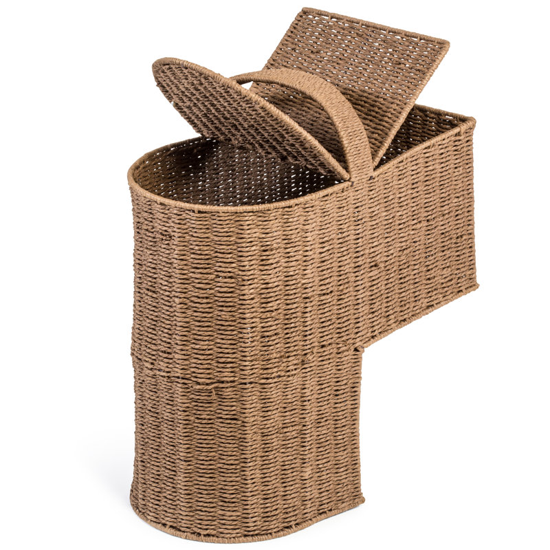 Highland Dunes Storage Stair Wicker Basket & Reviews Wayfair